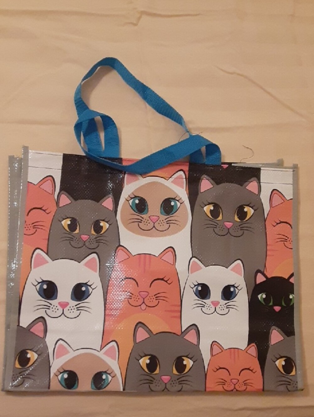 Set Of 4 Tote Bags - Cute Cat And Dog Prints - Picture 4 of 13